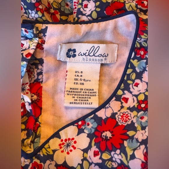 Willow Blossom floral polka dot dress size 6 - Picture 5 of 5
